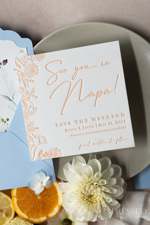 "See You in Napa" Save the Date
