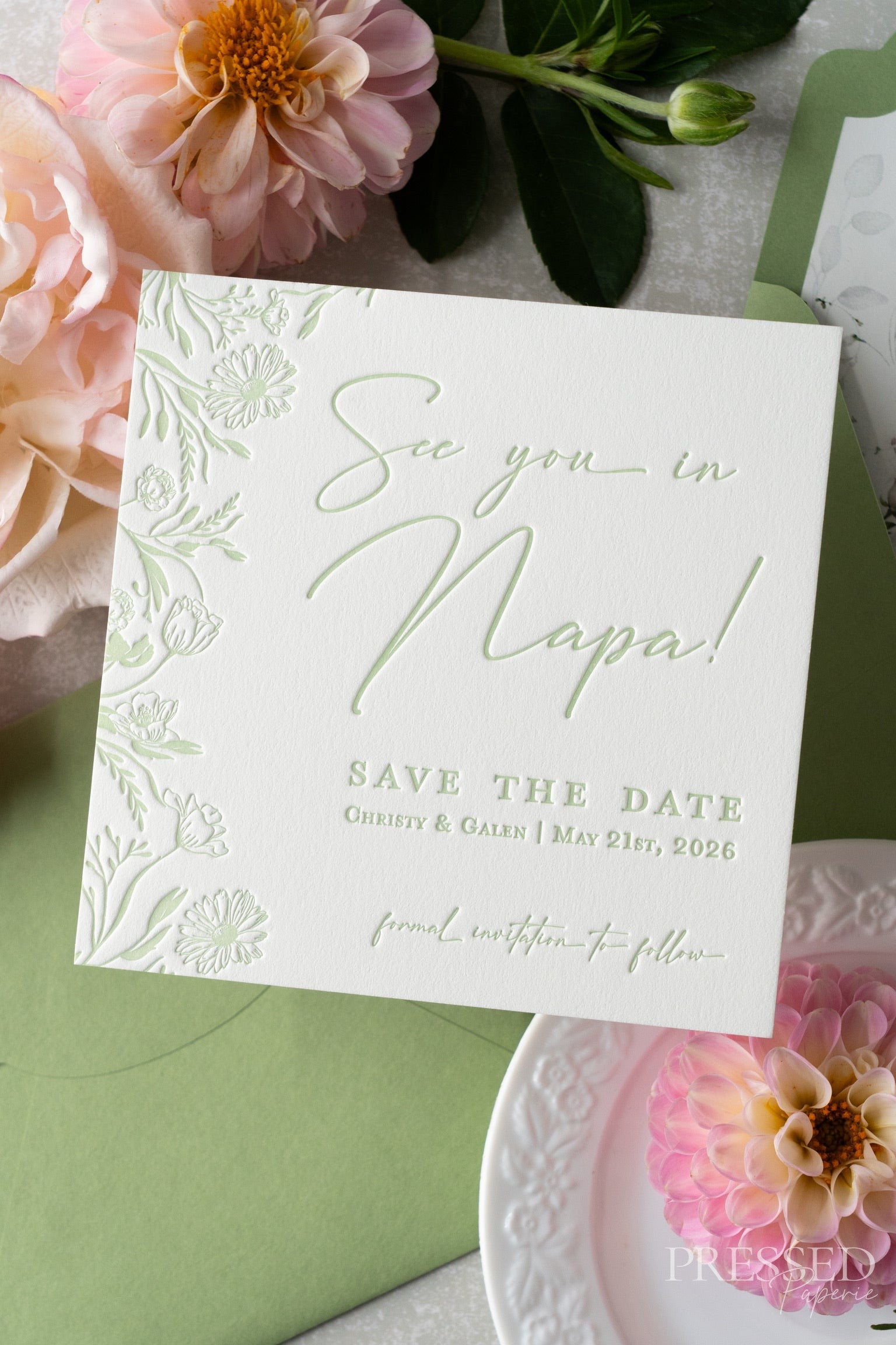 "See You in Napa" Save the Date