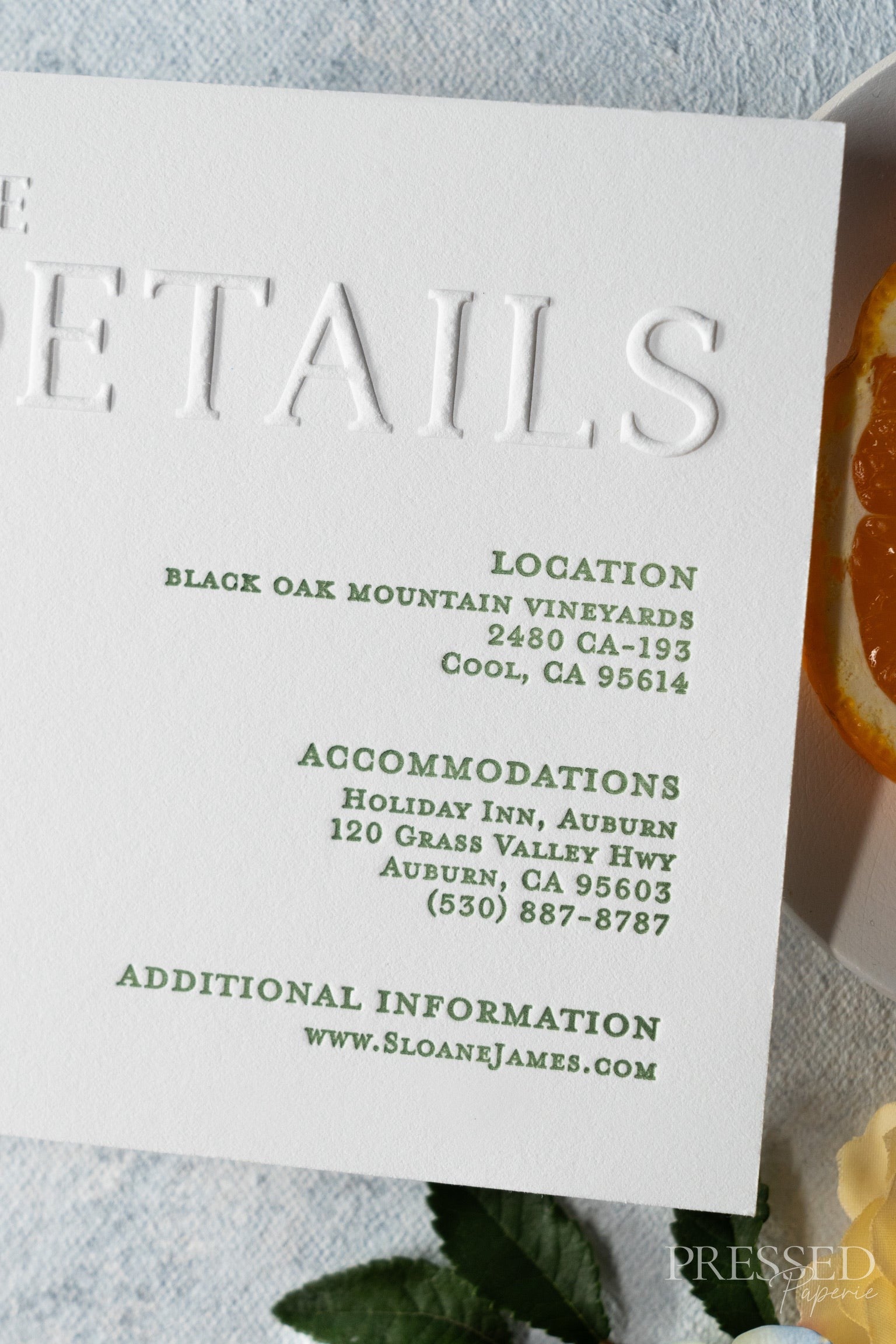 The Embossed Square Suite