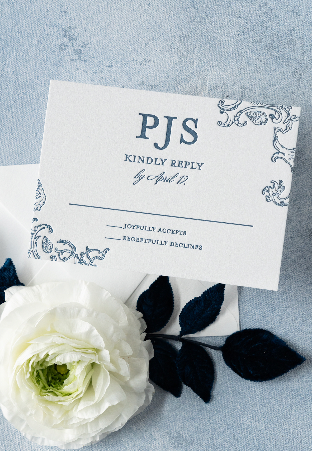 Response Card (One Color Letterpress)