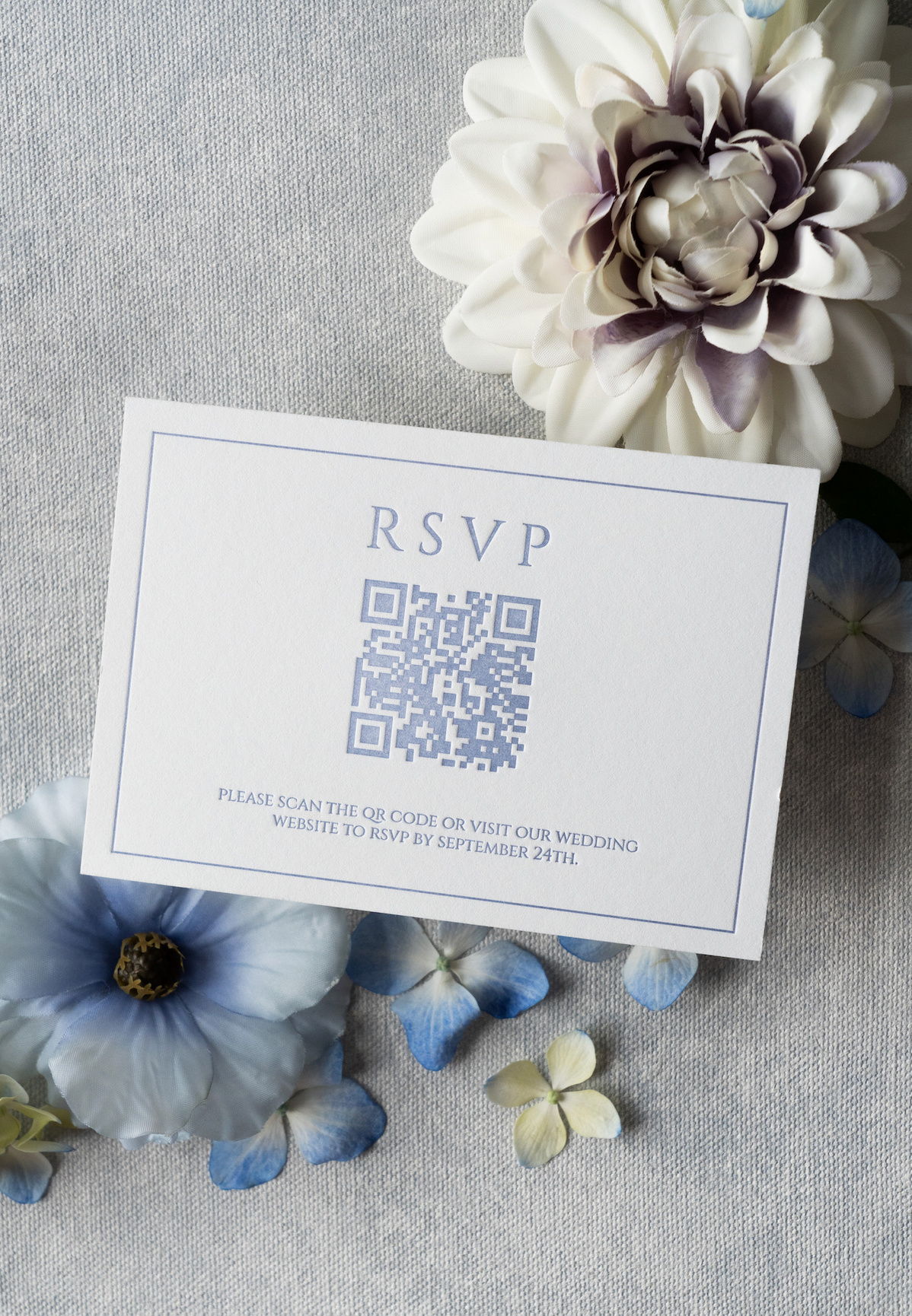 Response Card (One Color Letterpress)
