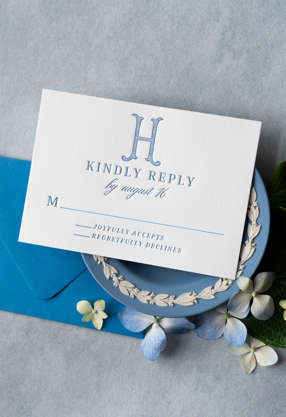 Response Card (One Color Letterpress)
