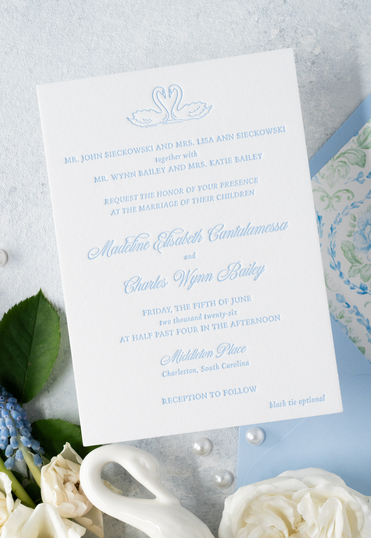 Main Card (One Color Letterpress)