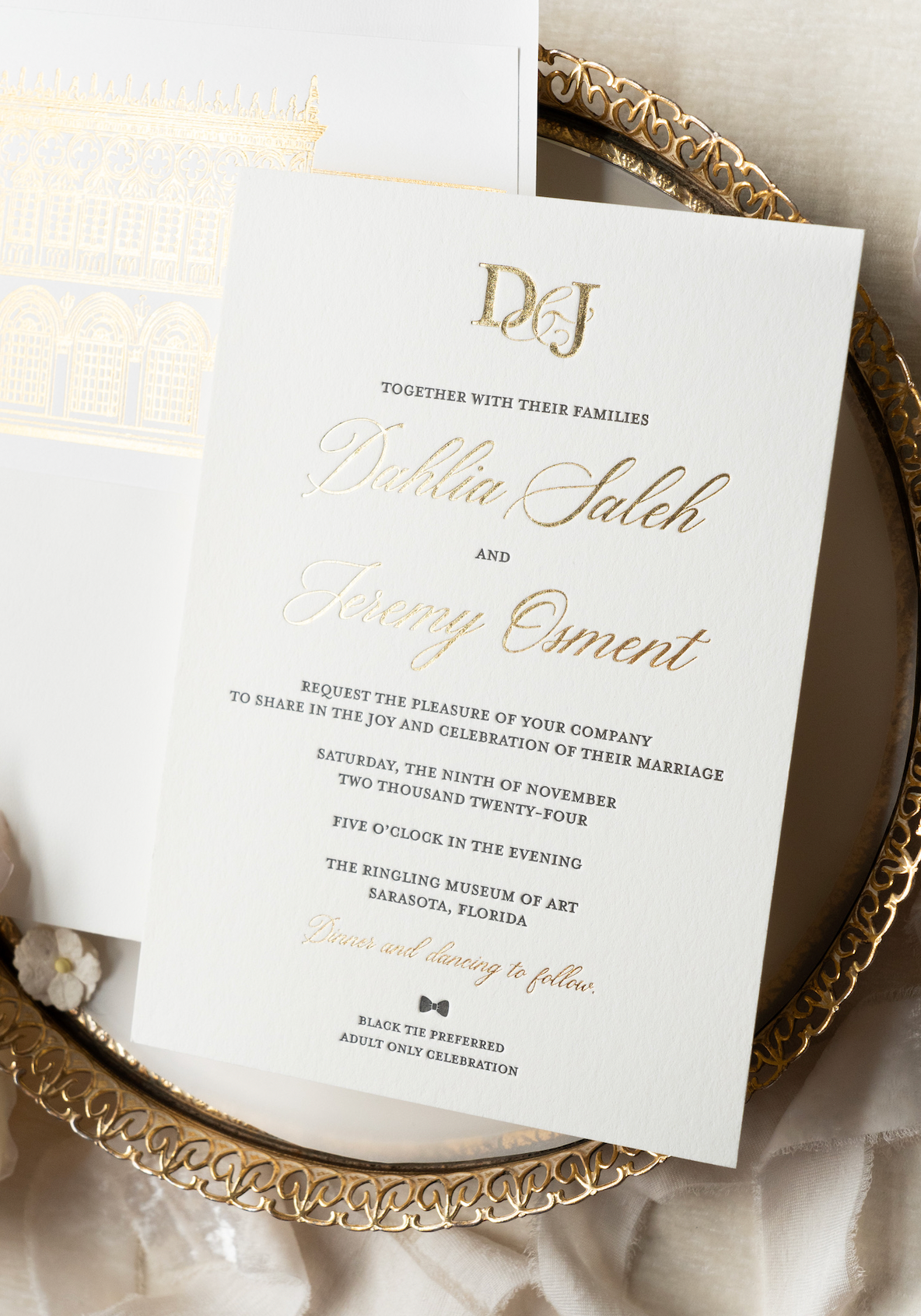 Main Card (Letterpress + Foil)