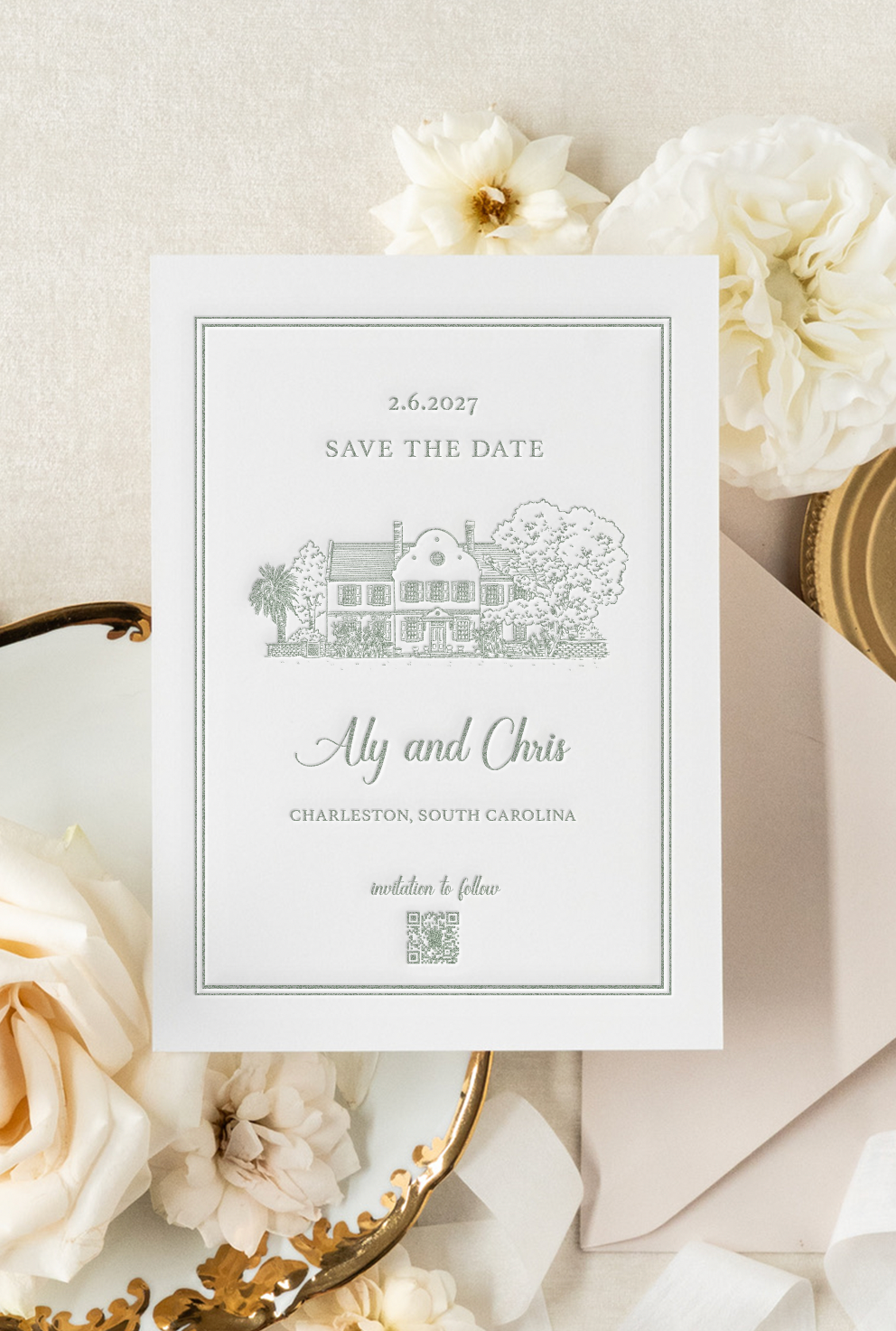 Venue Save the Date (Vertical Rectangle)